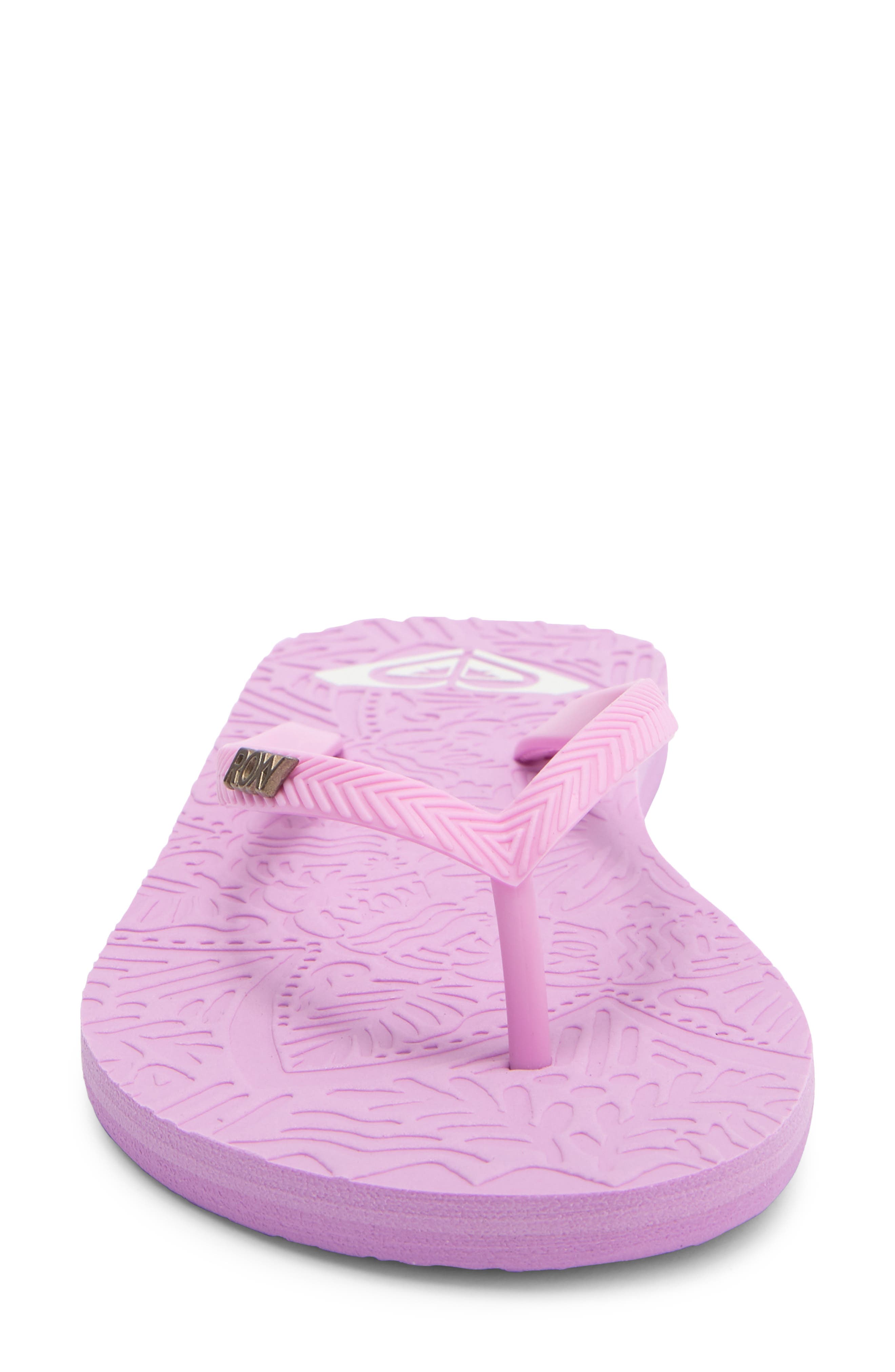 Roxy Antilles II Flip Flop, Alternate, color, Light Purple