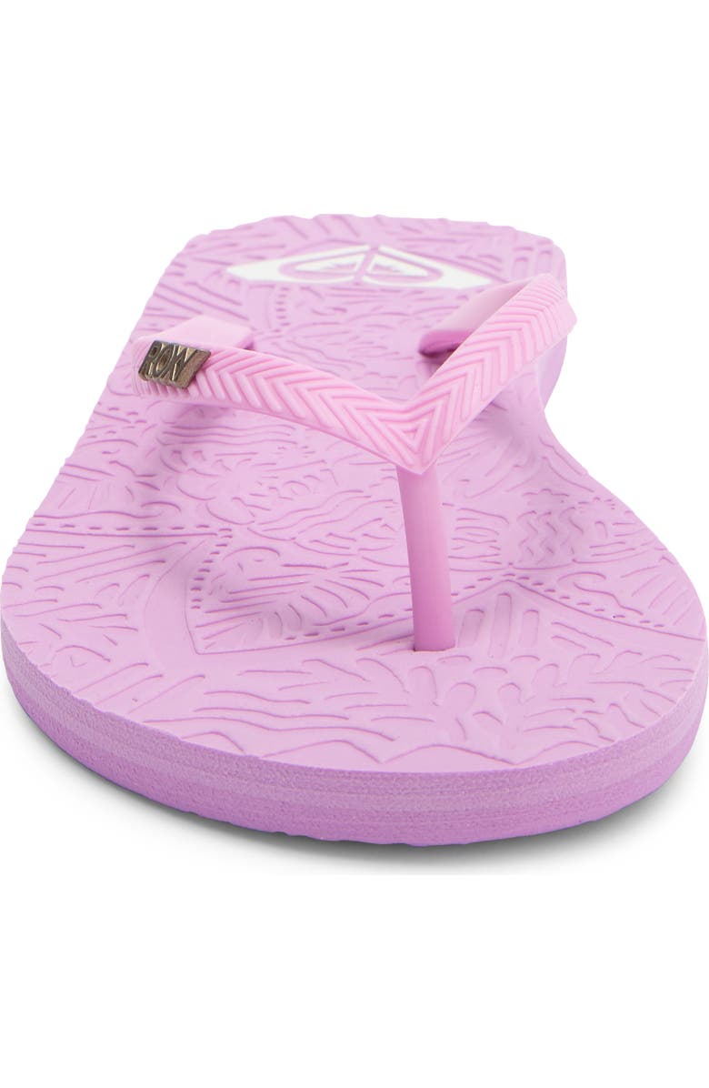 Roxy Antilles II Flip Flop, Alternate, color, Light Purple
