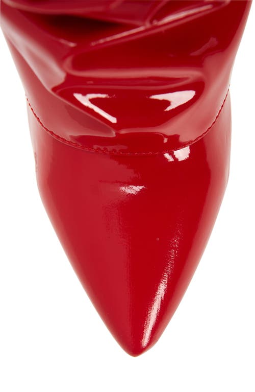 Azalea Wang Sif Slouchy Knee High Boot In Red