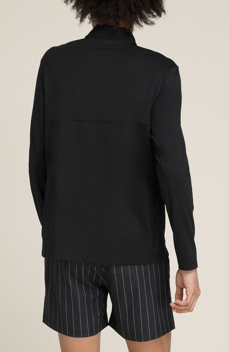 WILSON Elevate Performance Half Zip Pullover, Alternate, color, Black