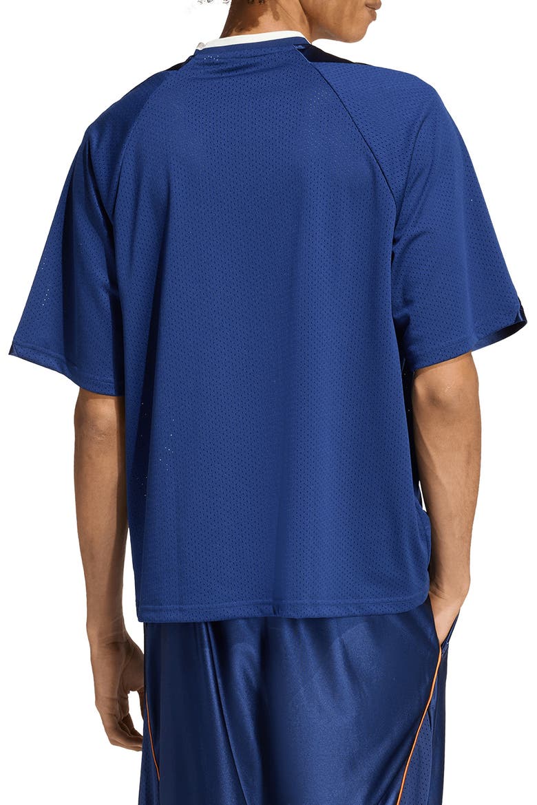 Stadium Graphic Mesh T-Shirt, Alternate, color, DARK BLUE/ OFF WHITE