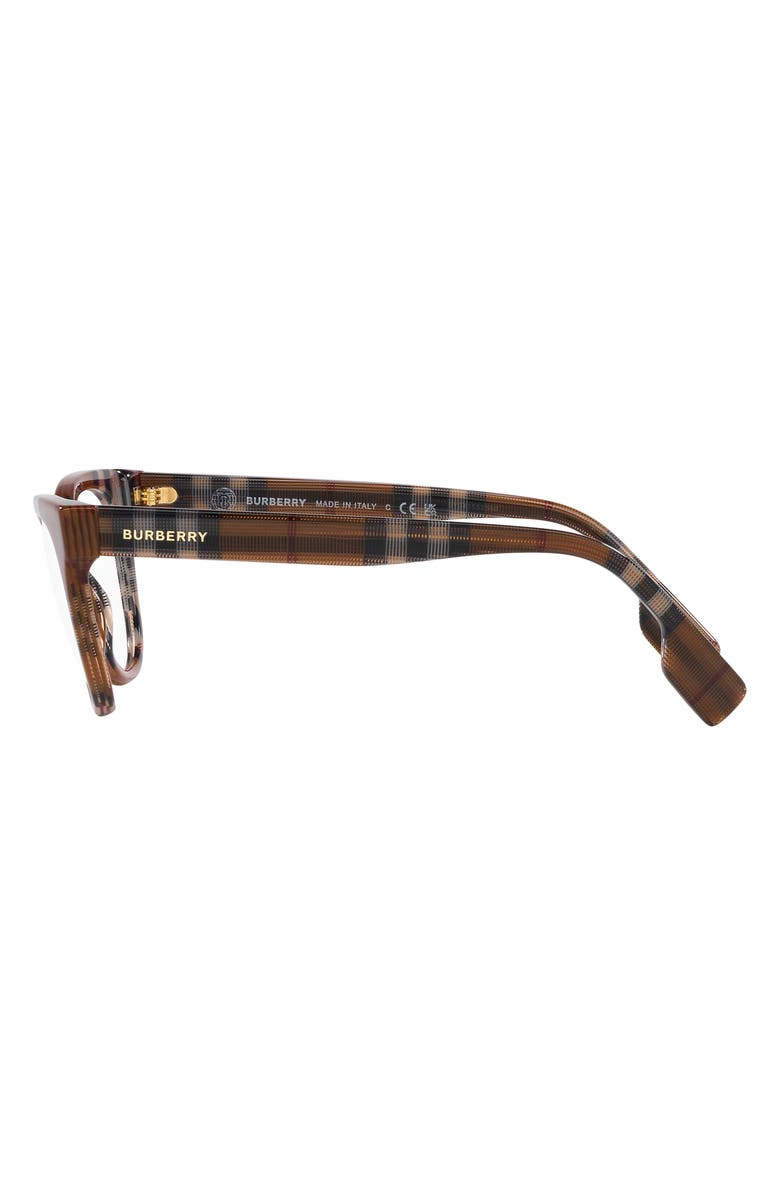 Burberry Evelyn 53mm Cat Eye Optical Glasses, Alternate, color,