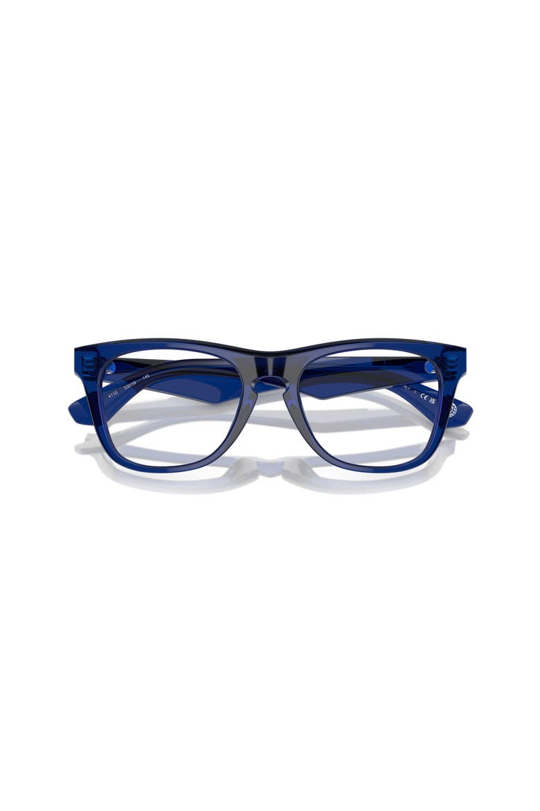 51mm Square optical glasses, Alternate, color, Blue