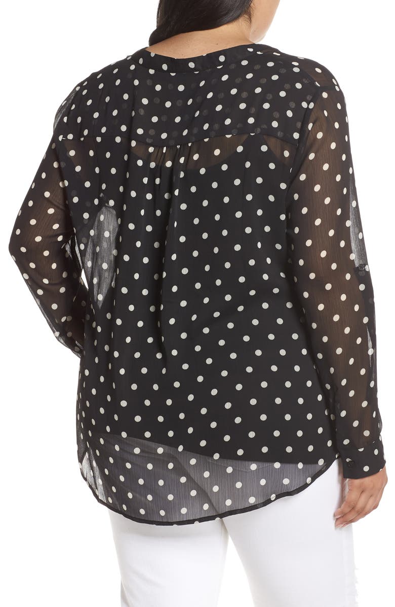 KUT from the Kloth Jasmine Roll Sleeve Top, Alternate, color, 
