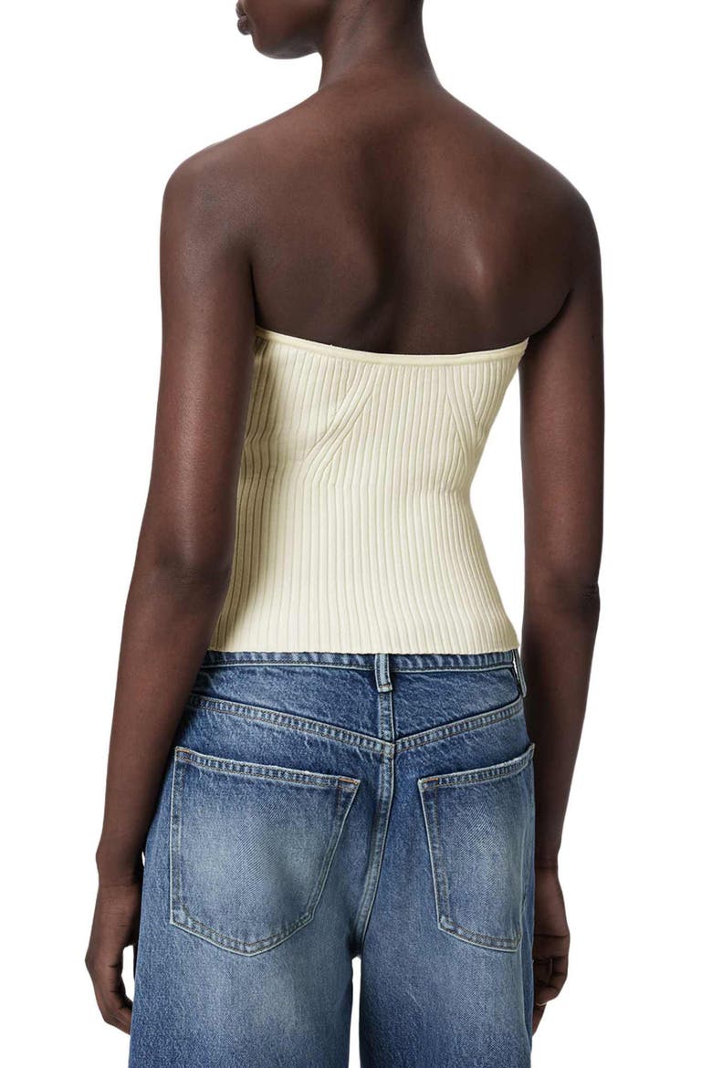 Cruz Rib Tube Top, Alternate, color, CHALK WHITE