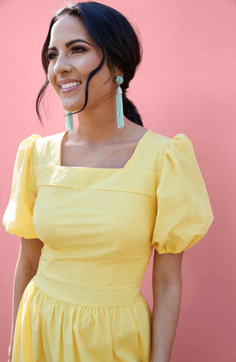 Rachel Parcell Beaded Tassel Earrings, Alternate, color,