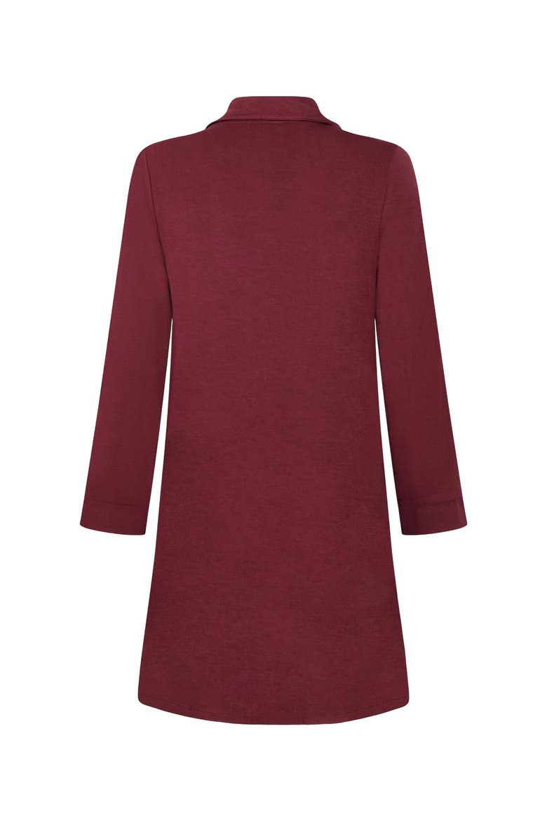 Essential Jersey Shirtdress, Alternate, color, Windsor Wine