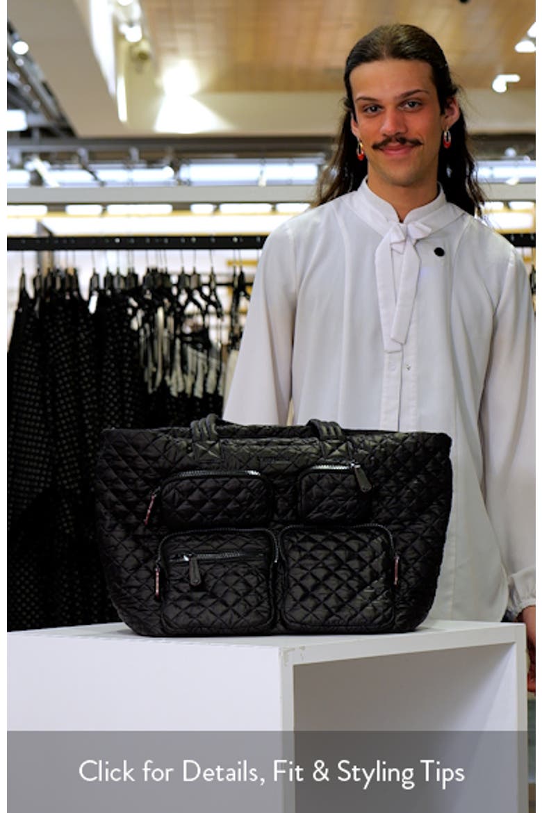 Large Metro Quilted Nylon Tote video