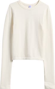 Florence by Mills Softie Seamless Long Sleeve Crop T-Shirt