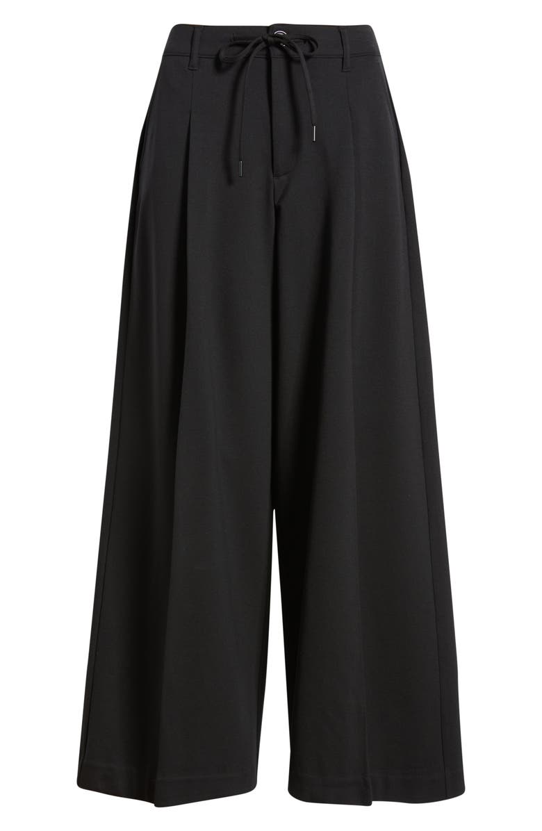 Liverpool Los Angeles Wide Leg Drawstring Pants, Alternate, color, Black