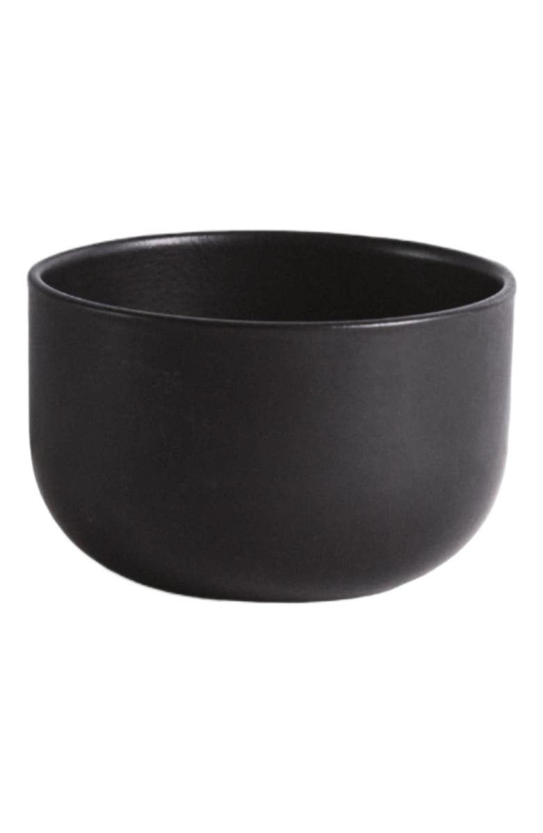 Gharyan Stoneware Tunisian Bowls Set of 4, Main, color, Black