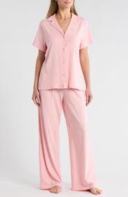 Calvin Klein Notch Collar Knit Pajamas