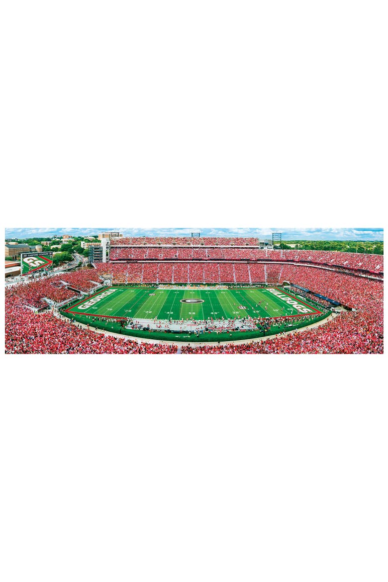 Georgia Bulldogs 1000pc Panoramic Puzzle, Alternate, color, Multicolor