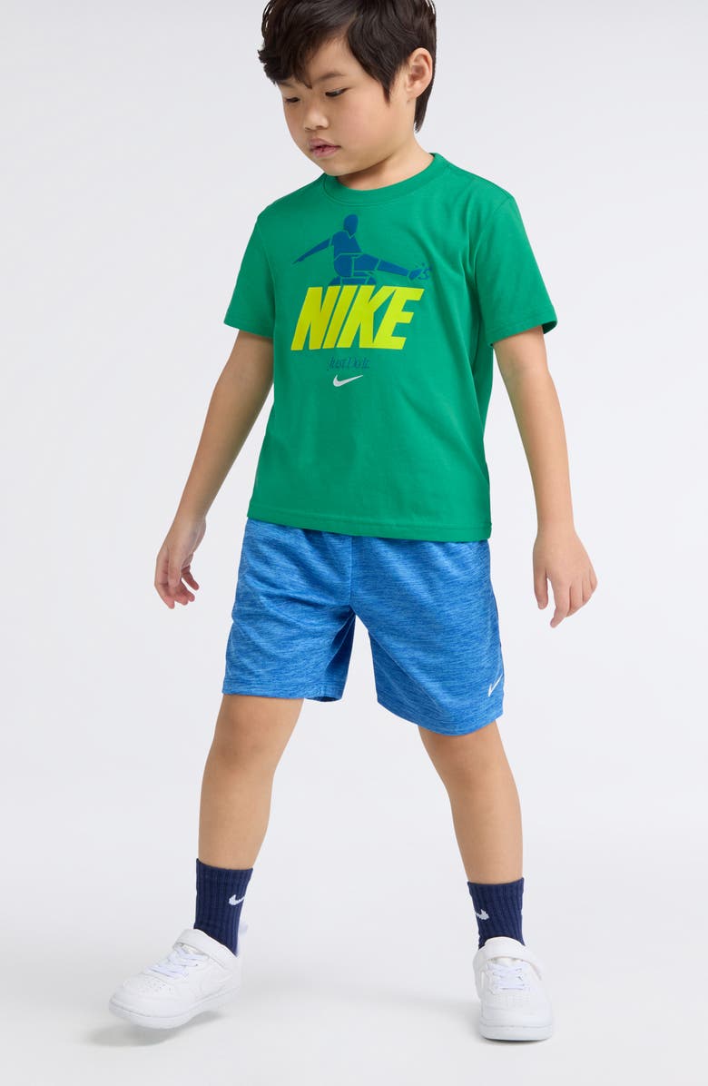 Nike Kids' Kick Graphic Cotton Blend T-Shirt, Alternate, color, Stadium Green