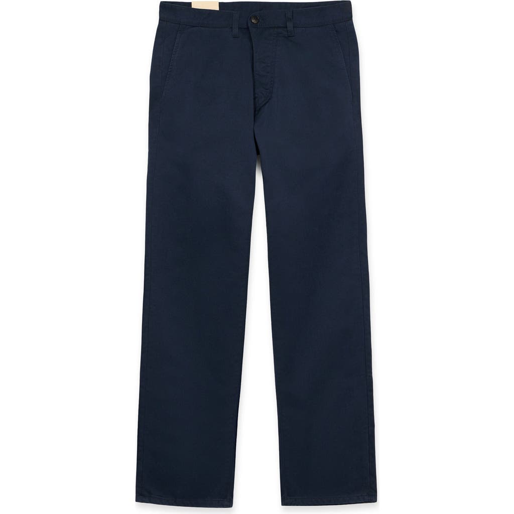 Fortela Reno Heavy Cotton Canvas Trousers In Blue