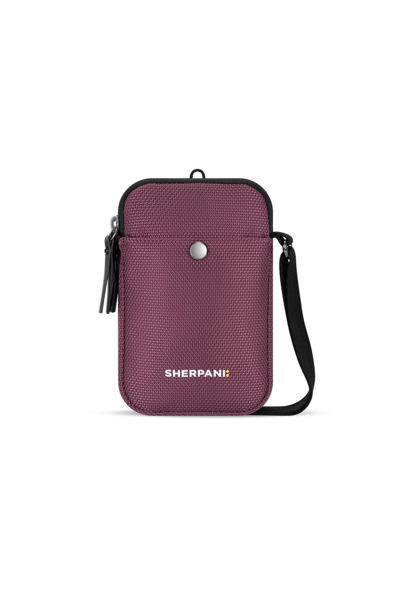 Simplicity Anti-Theft Crossbody Wallet, Main, color, Smoky Orchid
