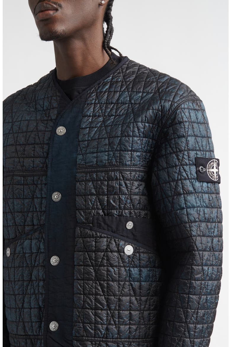Quilted Jacket, Alternate, color, V0029 BLACK