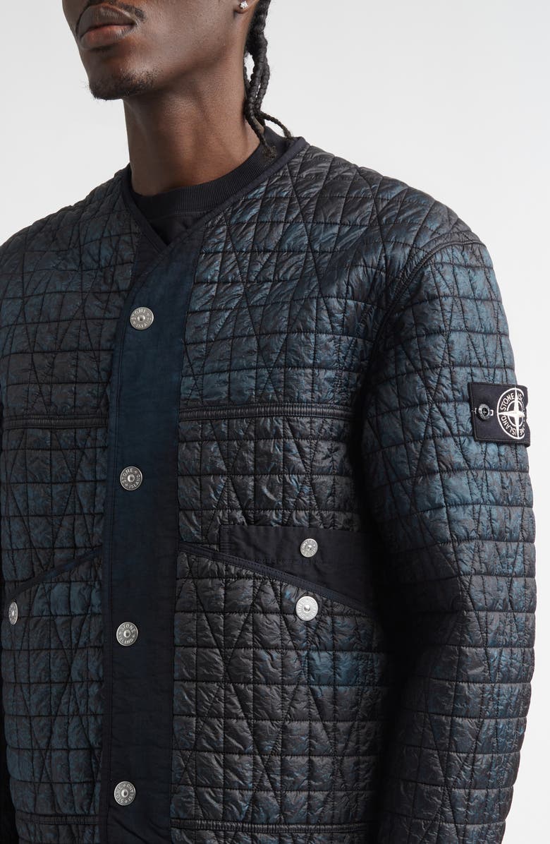 Stone Island Quilted Jacket, Alternate, color, V0029 Black