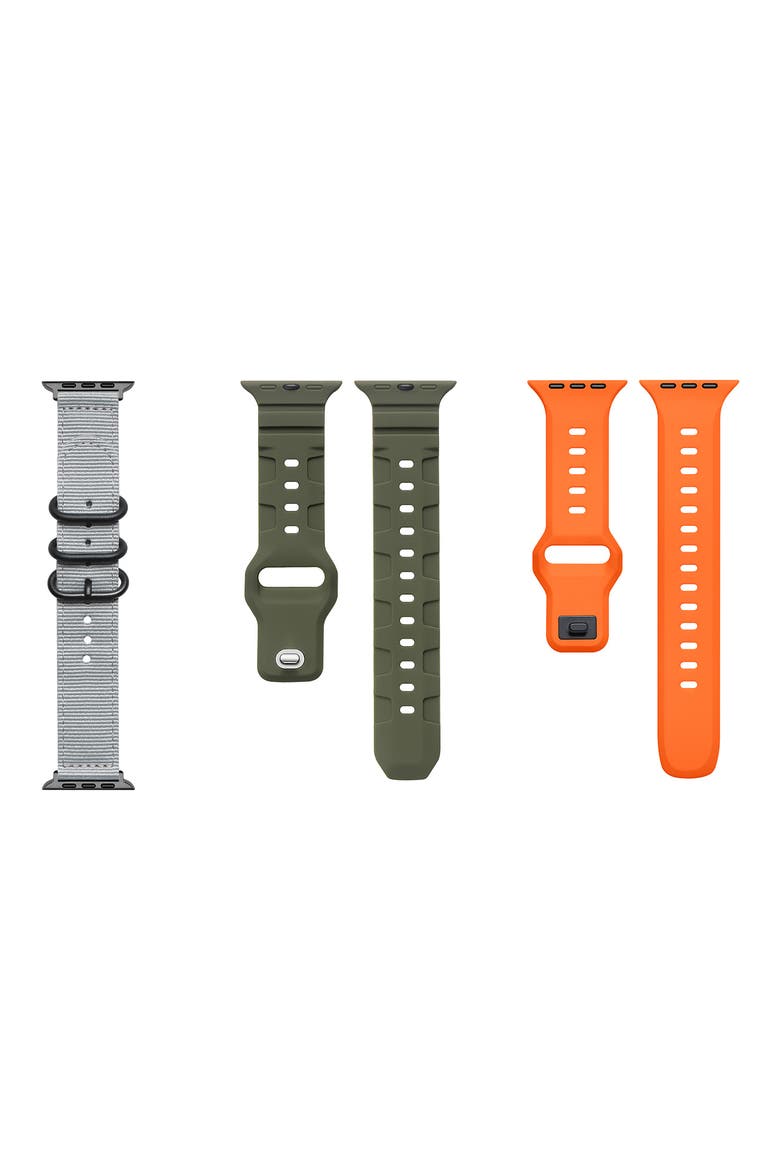 Set of 3 Ridge & Echo Watchbands, Alternate, color, ASSORTED