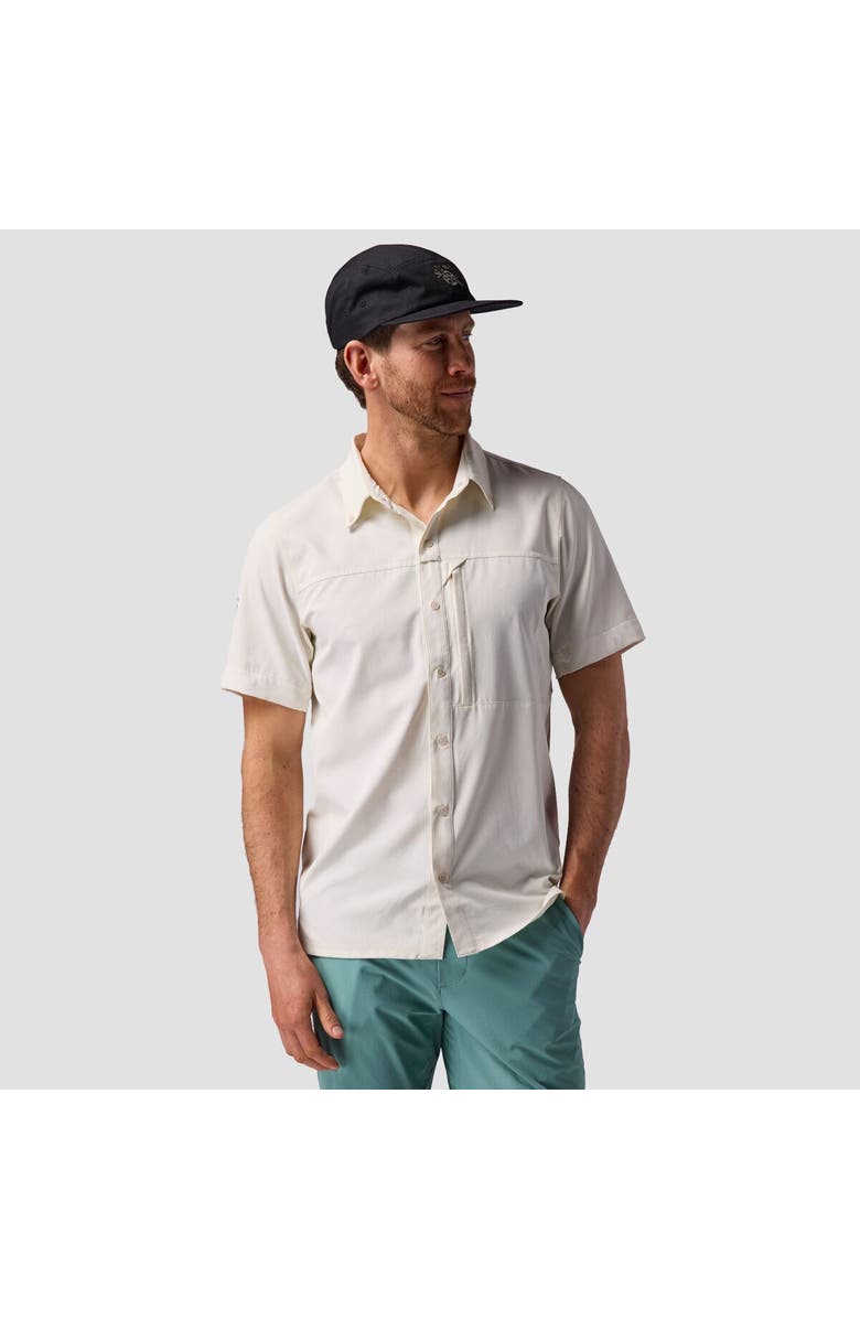 Backcountry Tahoe Woven Convertible Snap-Up Shirt - Men
s, Alternate, color, Egret