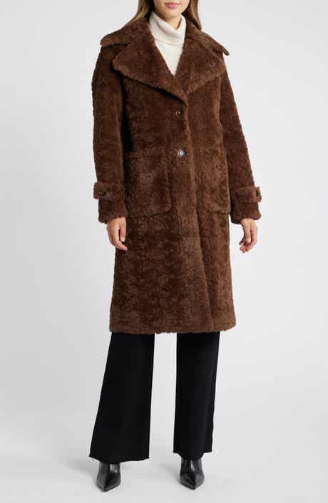 Sam Edelman Longline Faux Fur Coat