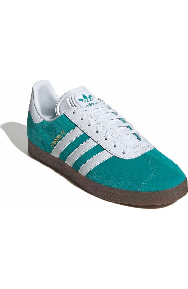 adidas Men's adidas Green Liverpool Terrace Icons Gazelle Shoes, Alternate, color,