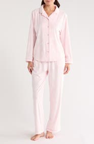 Flora By Flora Nikrooz Addie Velour Long Pajamas