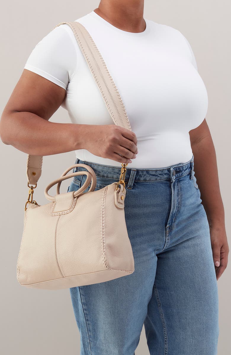 HOBO Medium Sheila Leather Satchel, Alternate, color, Stonewash