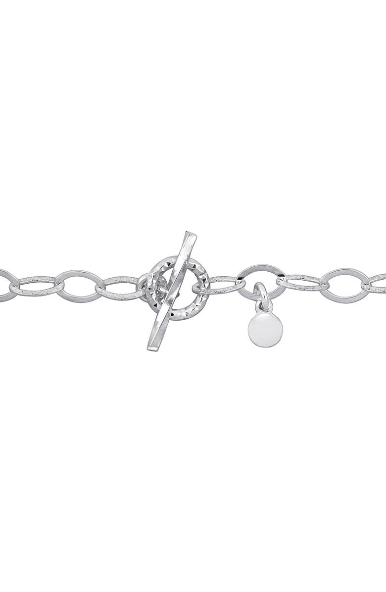 DELMAR Textured Oval Link Bracelet, Alternate, color, 