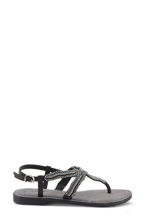 Azura By Spring Step Cartwheel Sandal In Black