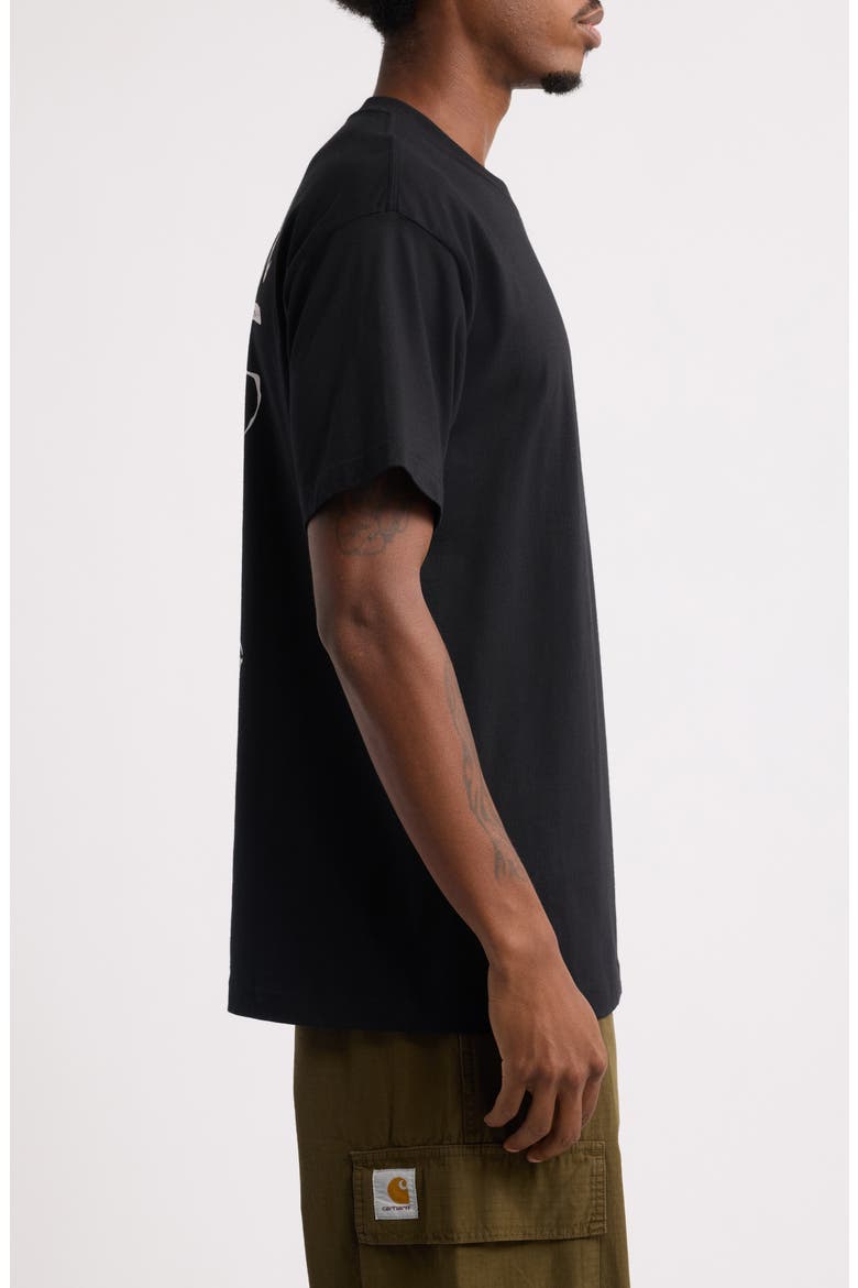 Pup Organic Cotton Graphic T-Shirt, Alternate, color, BLACK