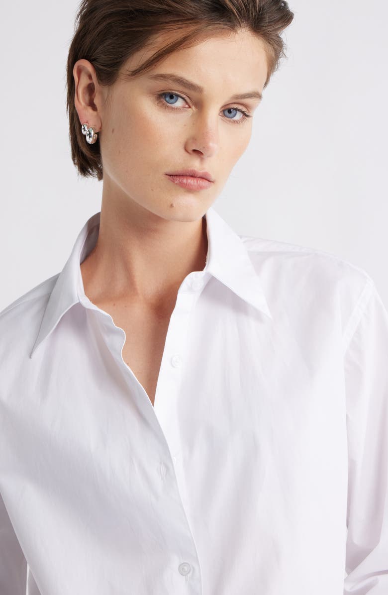 Nordstrom Cotton Poplin Button-Up Shirt, Alternate, color, 