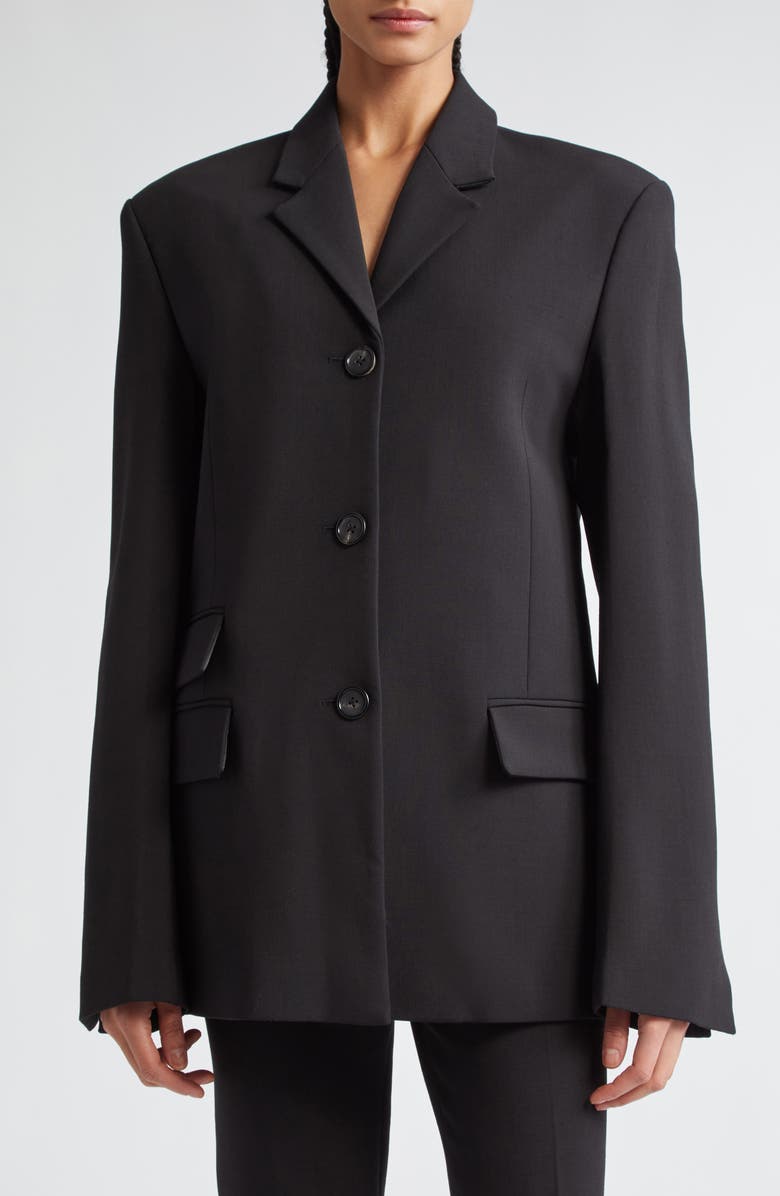 TOTEME Straight Cut Blazer, Main, color, 