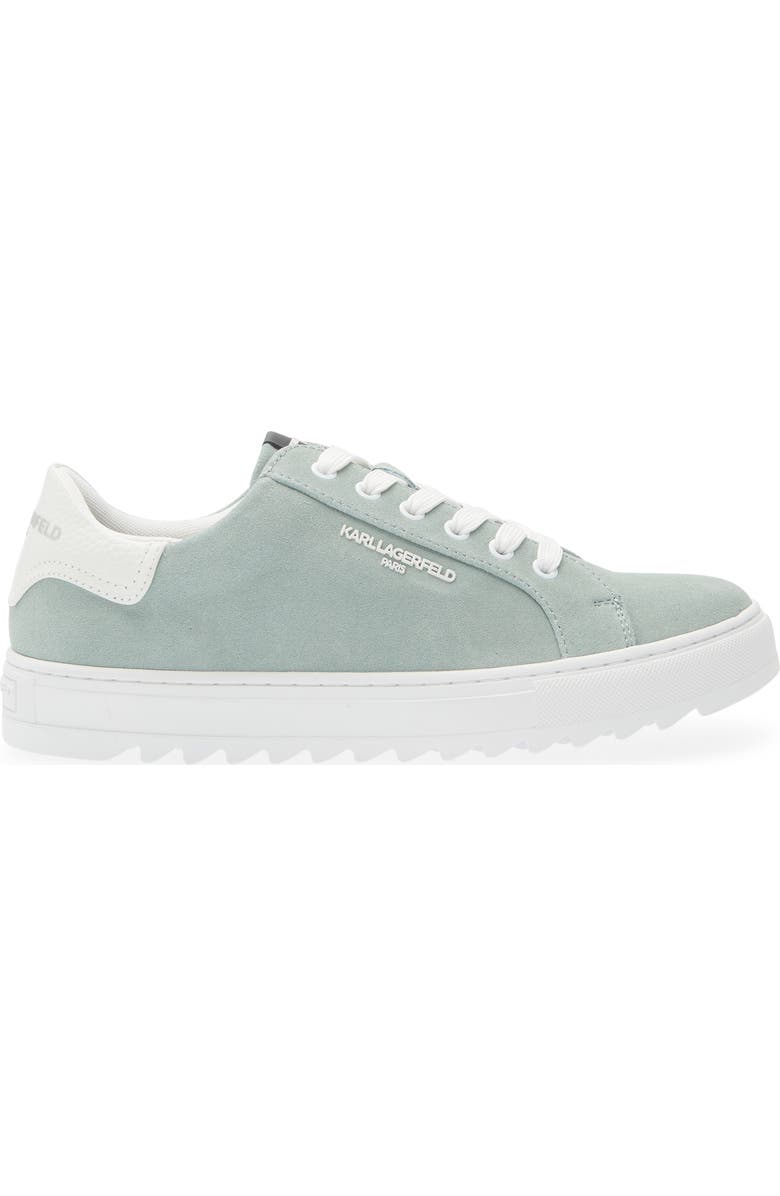 KARL LAGERFELD PARIS Suede Low Top Sneaker, Alternate, color,