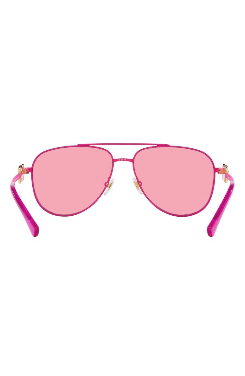 Versace 52mm Pilot Sunglasses, Alternate, color, 