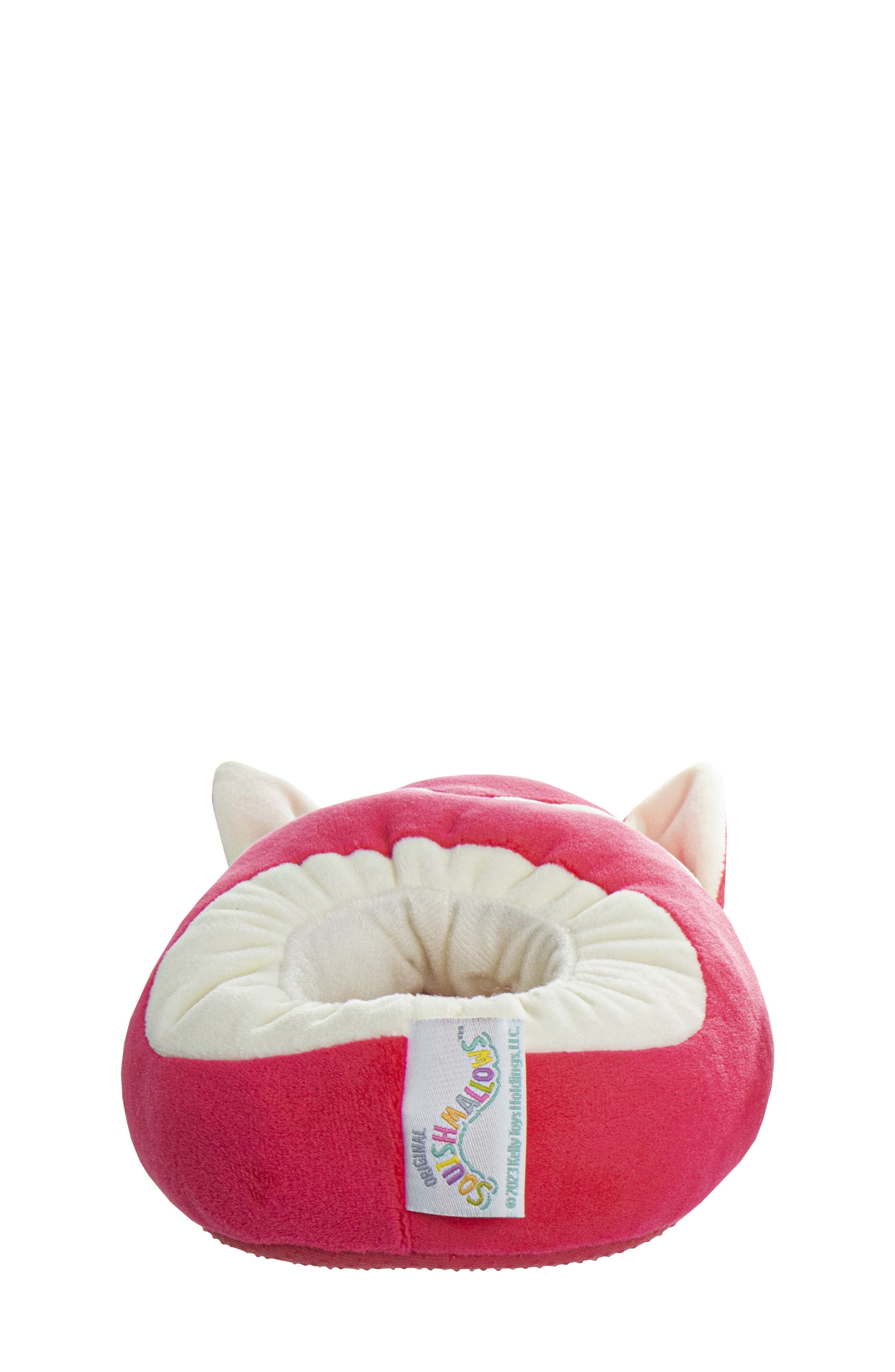 JOSMO Kids' Squishmallows Fifi the Fox Plush Slipper, Alternate, color, Hot Pink/ Cream