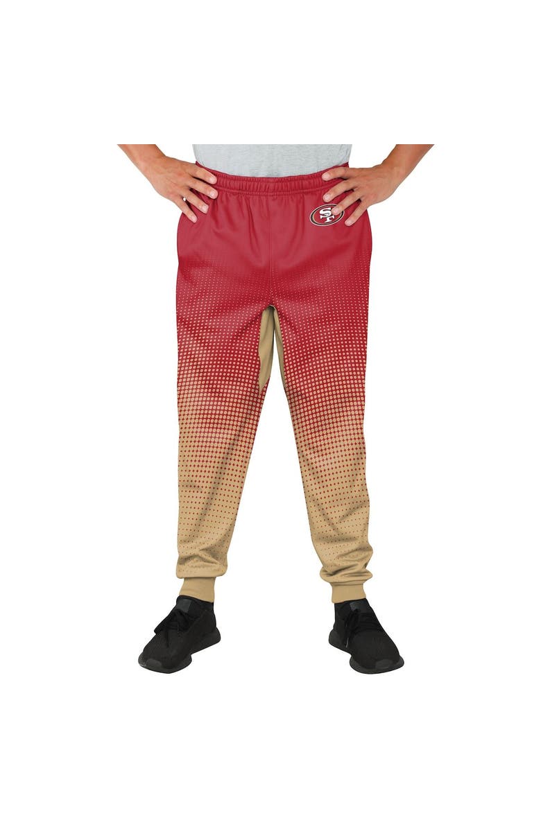 FOCO Men's FOCO Scarlet San Francisco 49ers Gradient Jogger Pants, Alternate, color,
