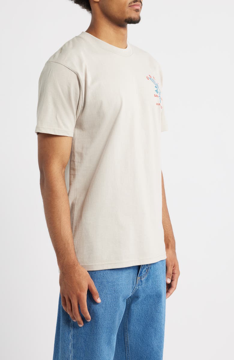 Obey Bad Ideas Eagle Graphic T-Shirt, Alternate, color, Silver Grey