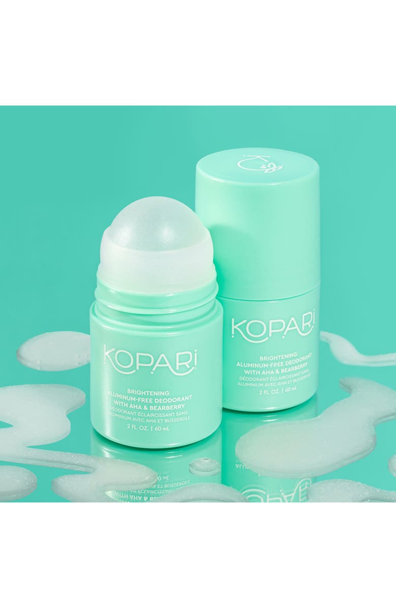 Kopari Brightening Aluminum-Free Roll-On Deodorant with AHA & Bearberry, Alternate, color, 