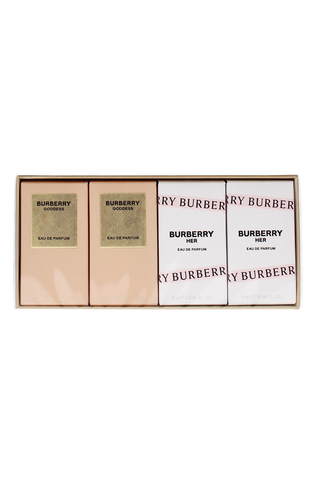 Burberry 4-Piece Fragrance Set for Women $90 Value (Women