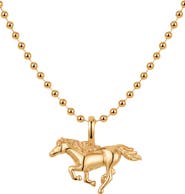 MADE BY MARY Fire Horse Bead Chain Necklace