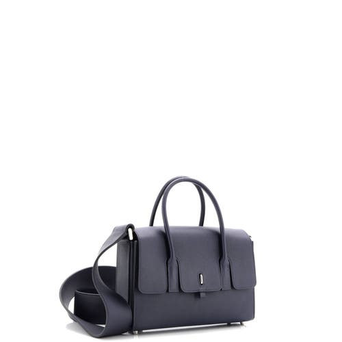 Pre-owned Hermes Hermes Drag 2 Bag Evercolor 22 In Blue