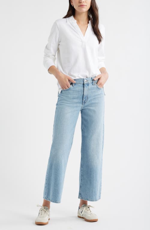 Caslonr Caslon(r) Long Sleeve Knit Johnny Collar Top
