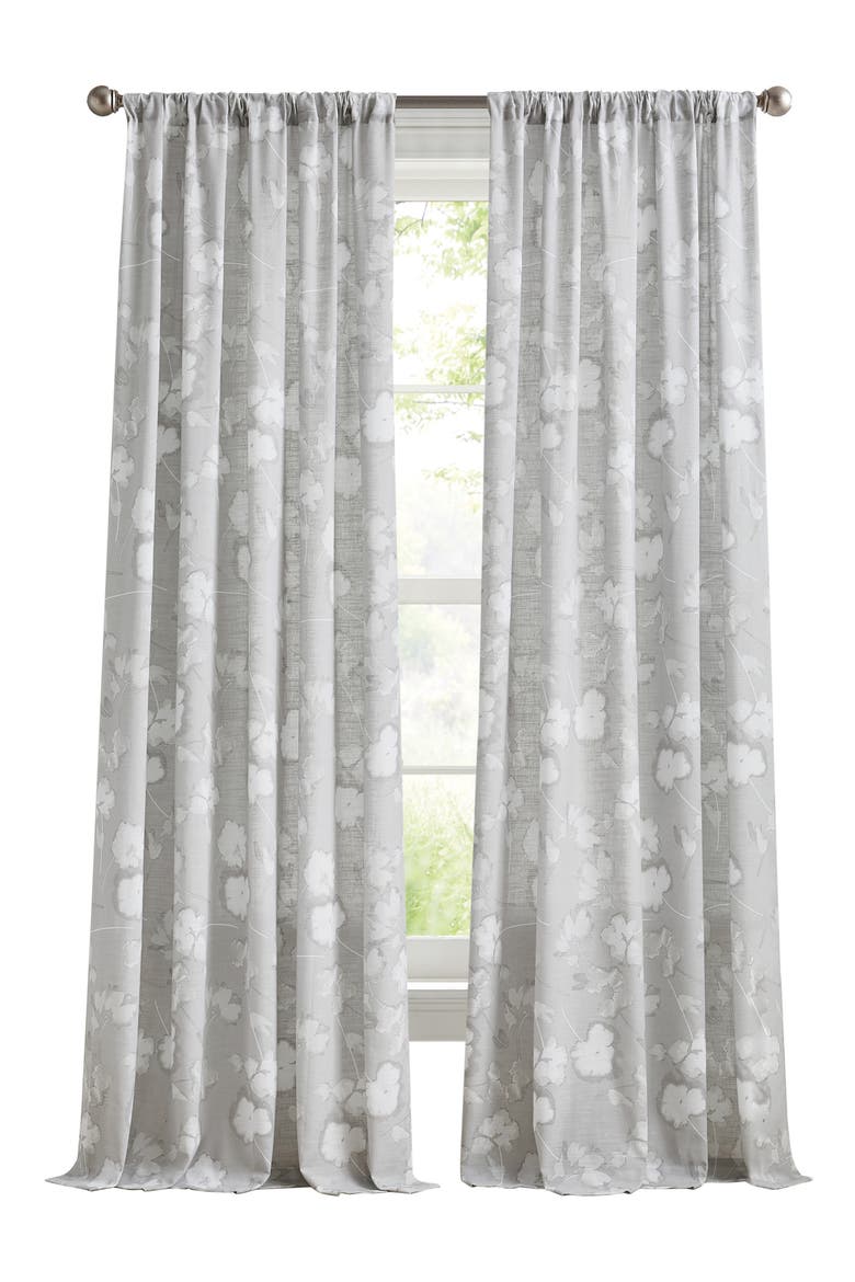 Dandelion Floral Print Set of 2 Poletop Curtain Panels video