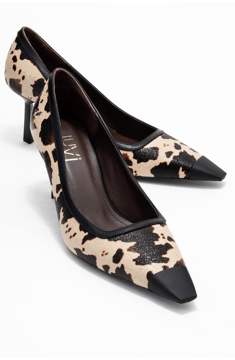 Prologue Shoes Rona Pointed Toe Pump, Main, color, Leopard Printed