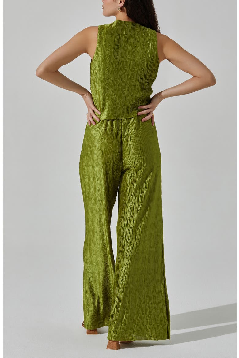 Plissé Vest, Alternate, color, AVOCADO