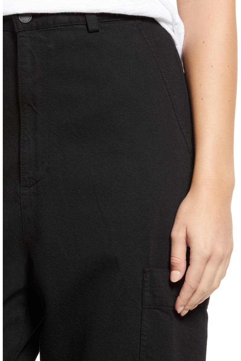 Renn Ankle Utility Jeans, Alternate, color, SUPER BLACK
