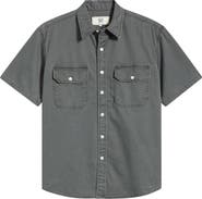 925 Originals Blueprint Short Sleeve Button-Up Work Shirt
