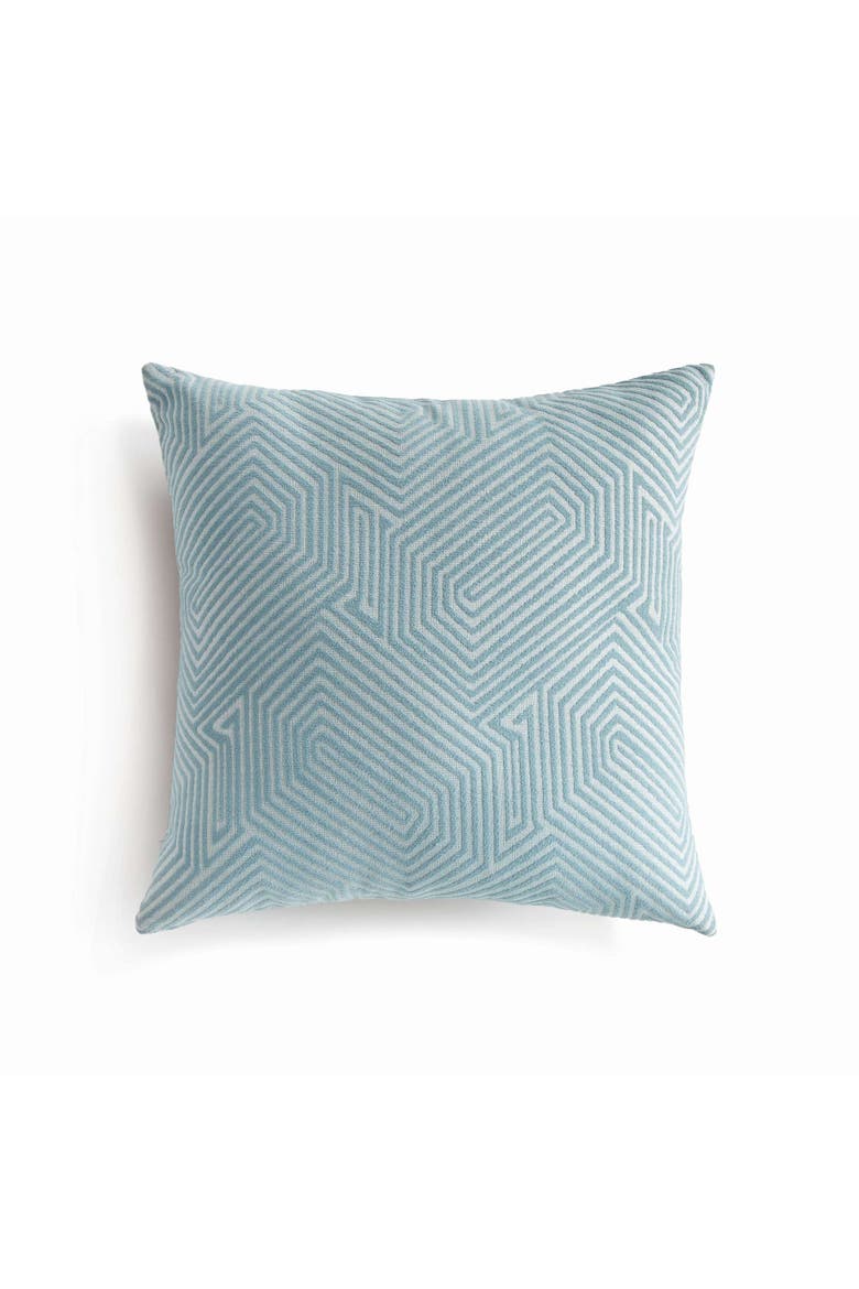 Sora Square Indoor-Outdoor Pillow 20", Main, color, Blue
