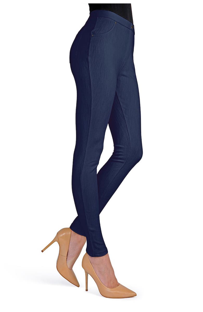 MeMoi Chino Leggings, Main, color, Poseidon